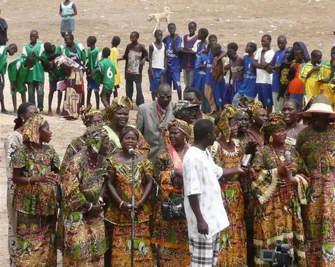 Prestation de la communauté de Mboro